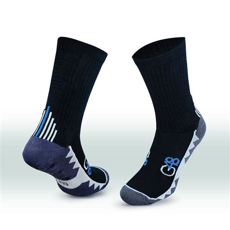 navy grip socks.